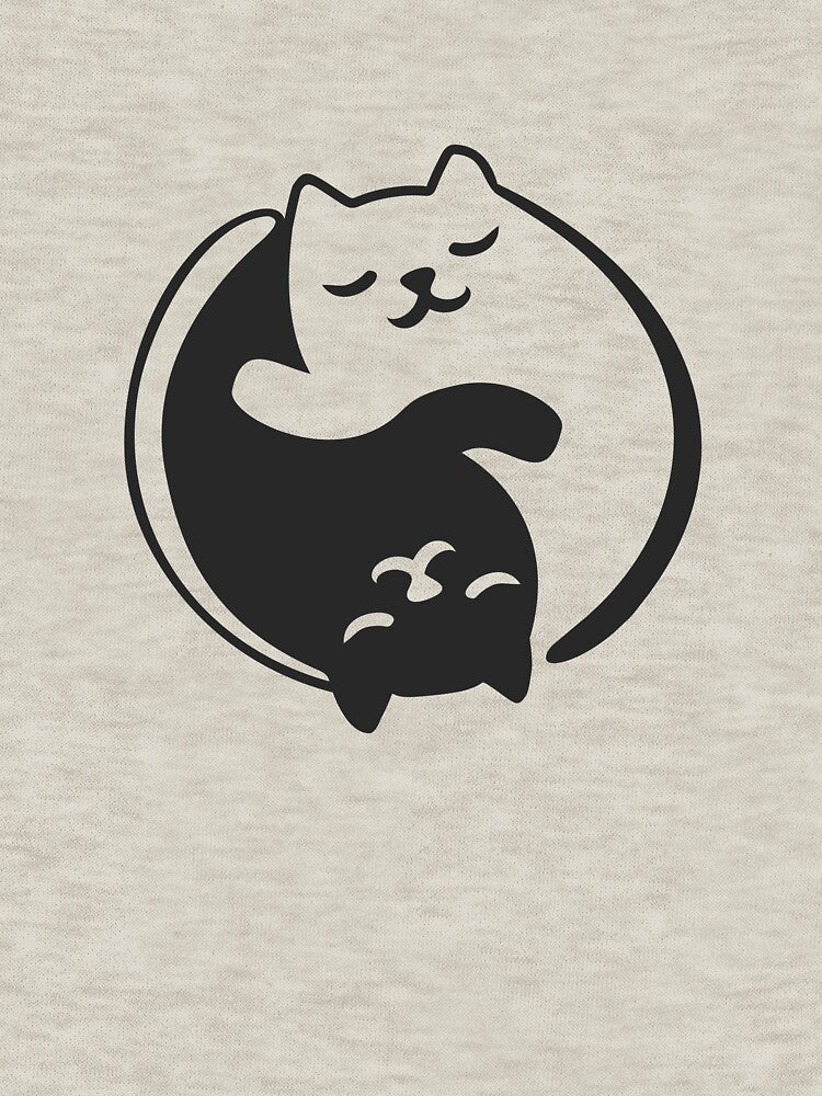Yin Yang Kitty Cats | NickerStickers® on Redbubble by NickerStickers T-Shirts, Hoodie, Sweatshirt | BlankRebels.com (Image 3)