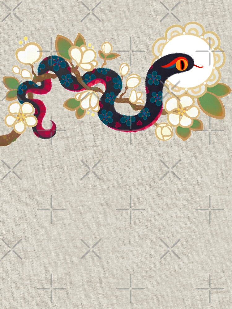 Snake and flowers 2 by pikaole