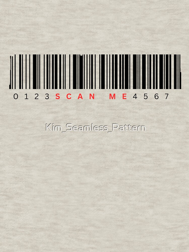 BARCODE DESIGN by Kim_Seamless_Pattern T-Shirts, Hoodie, Sweatshirt | BlankRebels.com (Image 3)