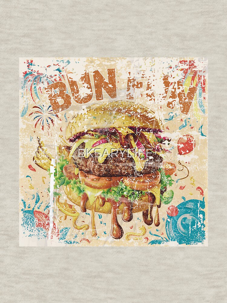 vintage style special burger day art with dirty effects by BKSARYLIFE T-Shirts, Hoodie, Sweatshirt (Image 3)
