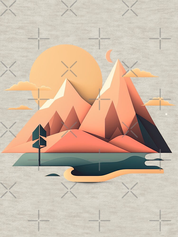 Sunset on the mountain by SparkDrago T-Shirts, Hoodie, Sweatshirt | BlankRebels.com (Image 3)