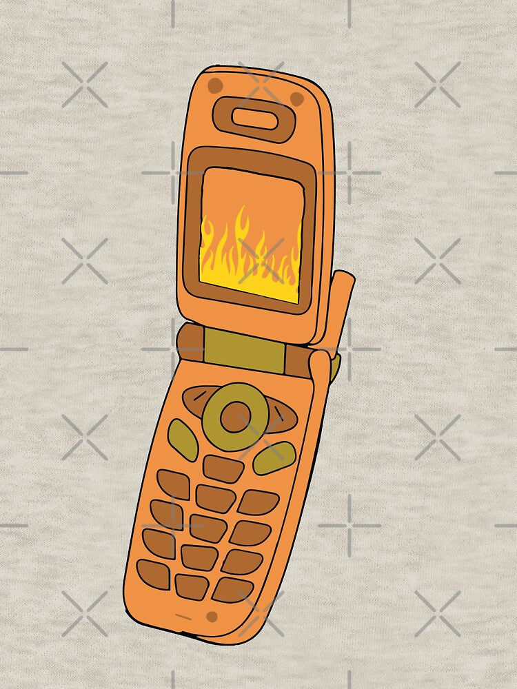 Y2k purple flame flip phone design by azzeddine  ⭐⭐⭐⭐⭐ T-Shirts, Hoodie, Sweatshirt | BlankRebels.com (Image 3)
