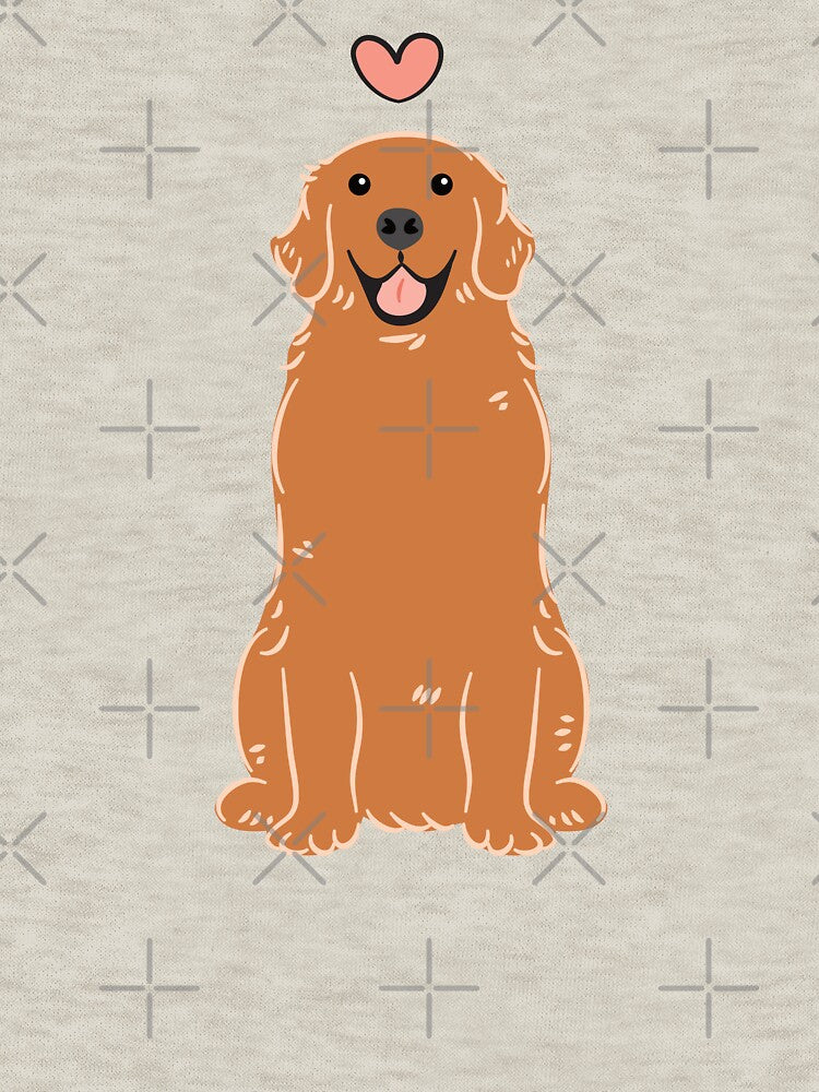 LOVE Red Dark Golden Retriever by Lulupainting T-Shirts, Hoodie, Sweatshirt | BlankRebels.com (Image 3)