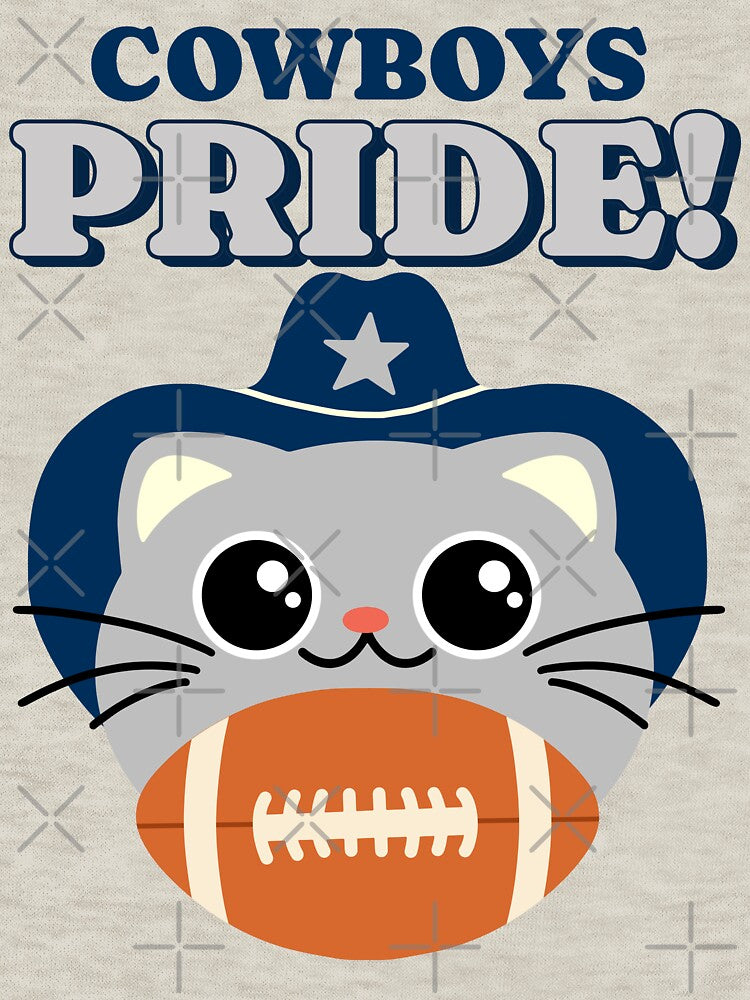 Cowboy pride!  American Football cat by NOTRE-BONHEUR T-Shirts, Hoodie, Sweatshirt | BlankRebels.com (Image 3)