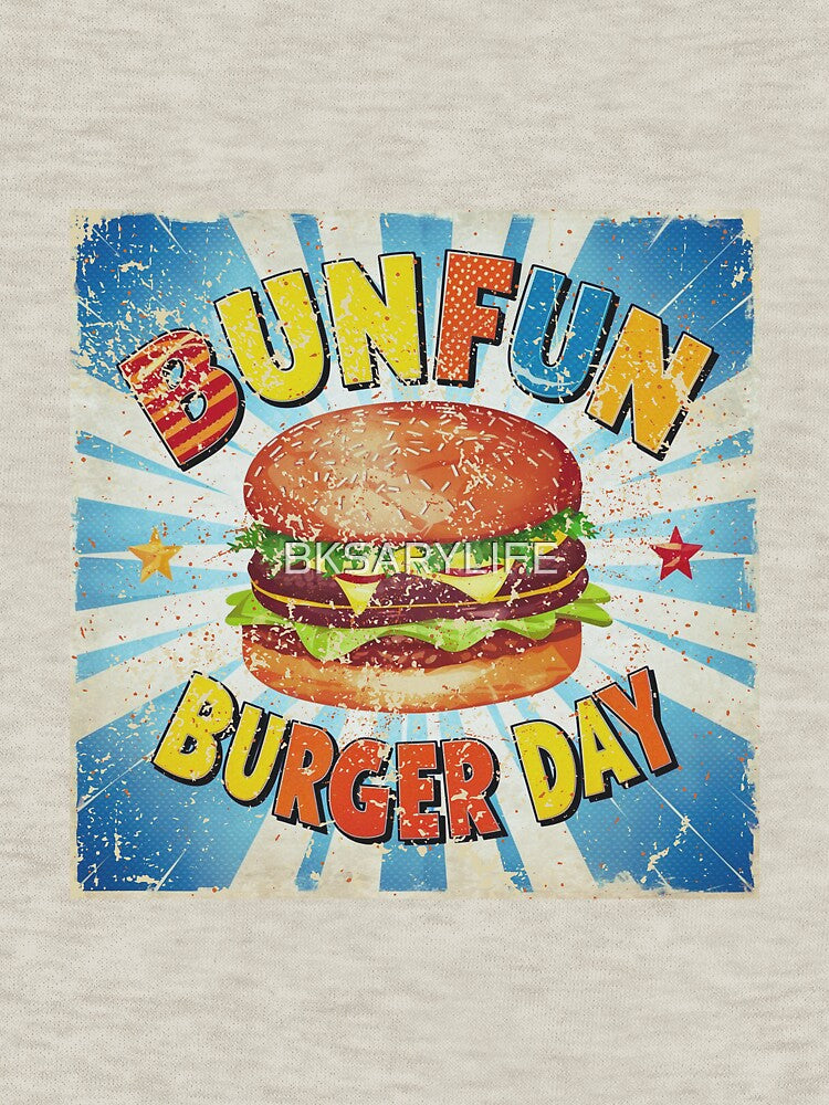 colorful burger day art with classic vibe by BKSARYLIFE T-Shirts, Hoodie, Sweatshirt | BlankRebels.com (Image 3)