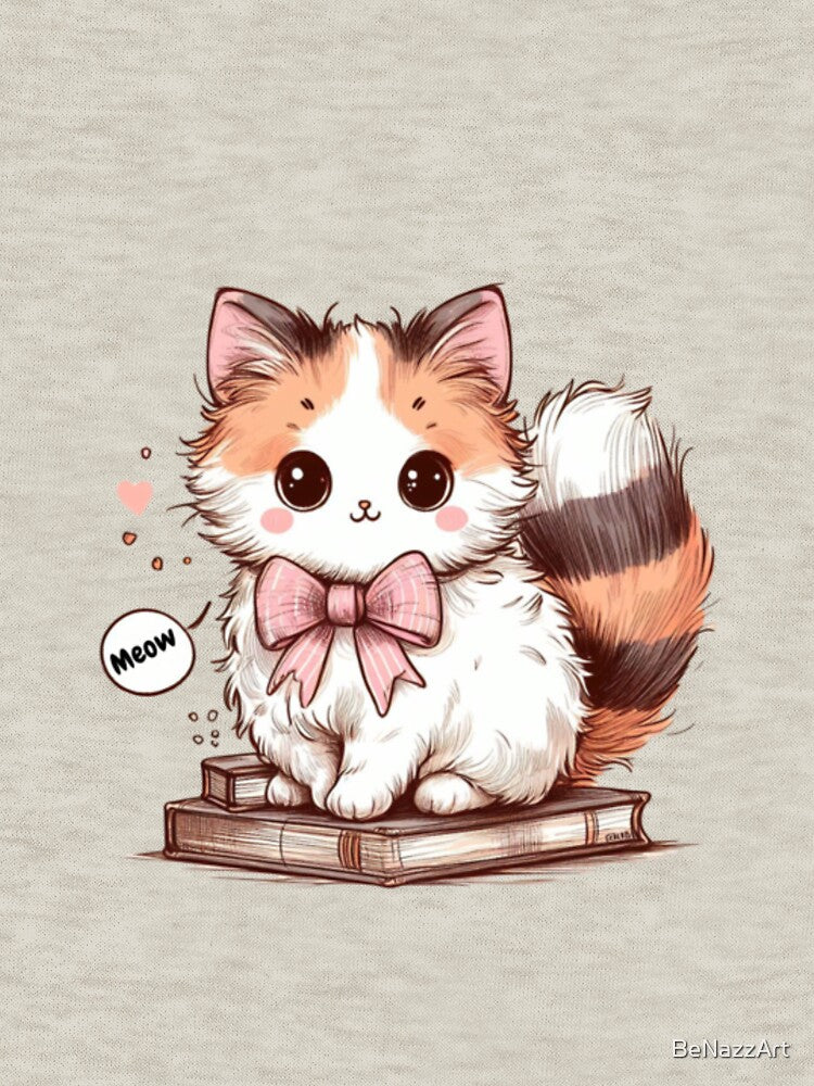cute cat aesthetic by BeNazzArt T-Shirts, Hoodie, Sweatshirt | BlankRebels.com (Image 3)