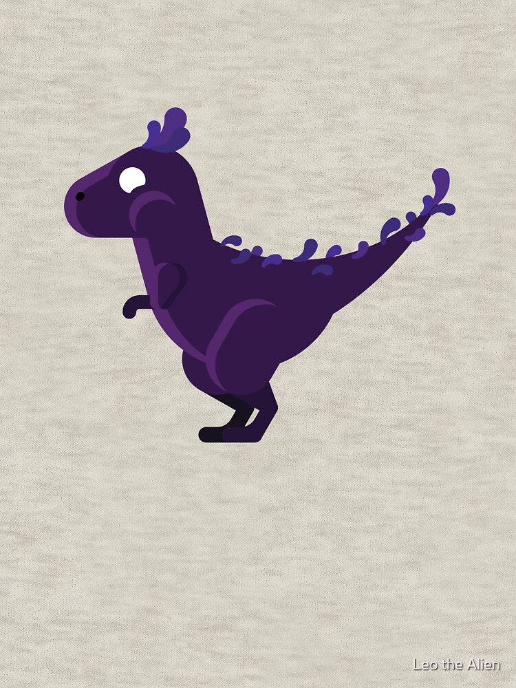 Purple Baby Dino by Leo the Alien T-Shirts, Hoodie, Sweatshirt | BlankRebels.com (Image 3)