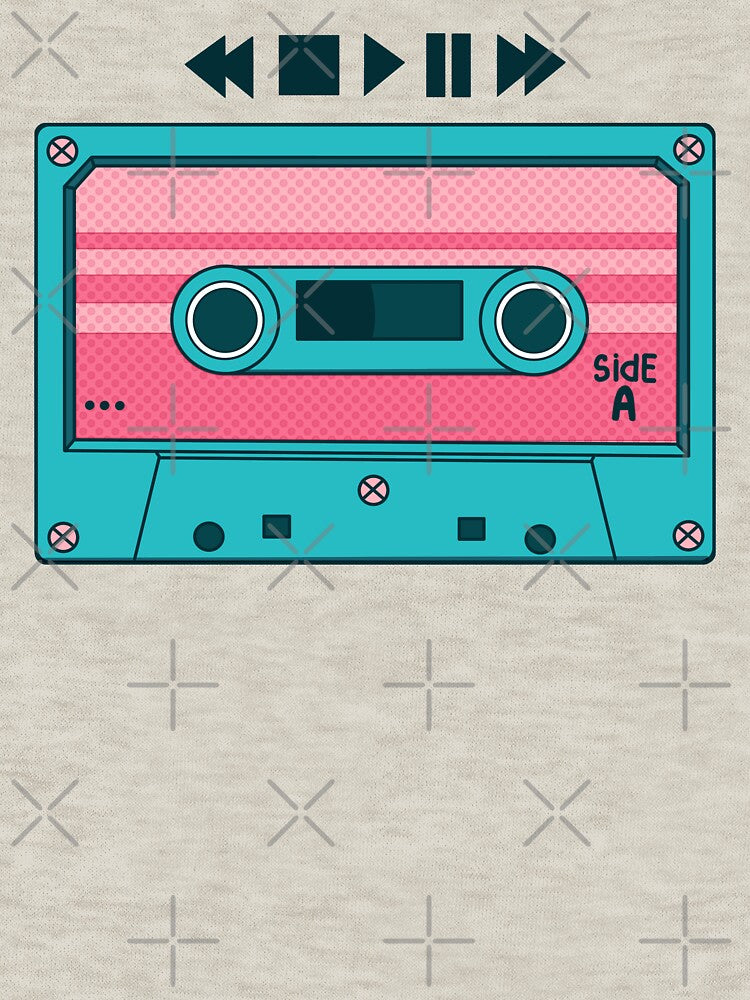 The cute blue retro mixtape (80s style) by AnGoArt T-Shirts, Hoodie, Sweatshirt | BlankRebels.com (Image 3)