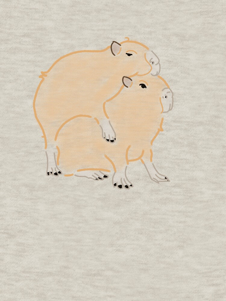 Happy Capybaras by chuparrose T-Shirts, Hoodie, Sweatshirt | BlankRebels.com (Image 3)