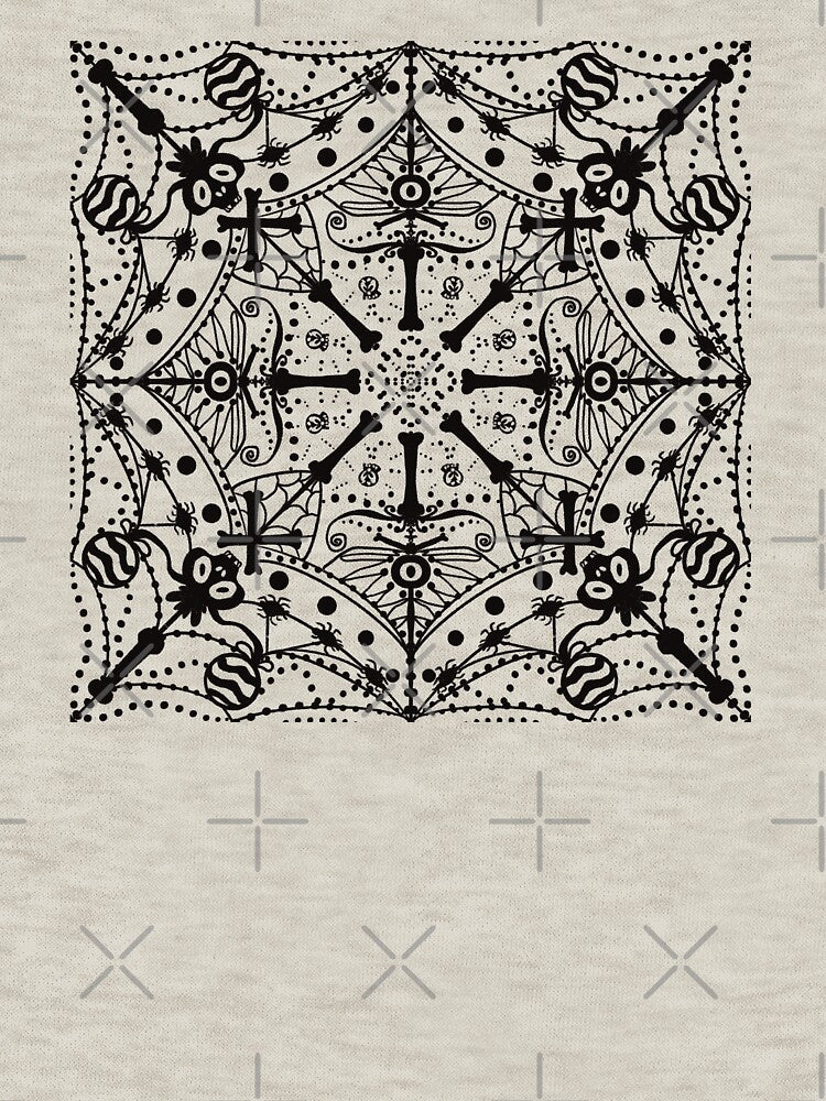 Halloween black tattoo pattern by Xatutik.art T-Shirts, Hoodie, Sweatshirt | BlankRebels.com (Image 3)
