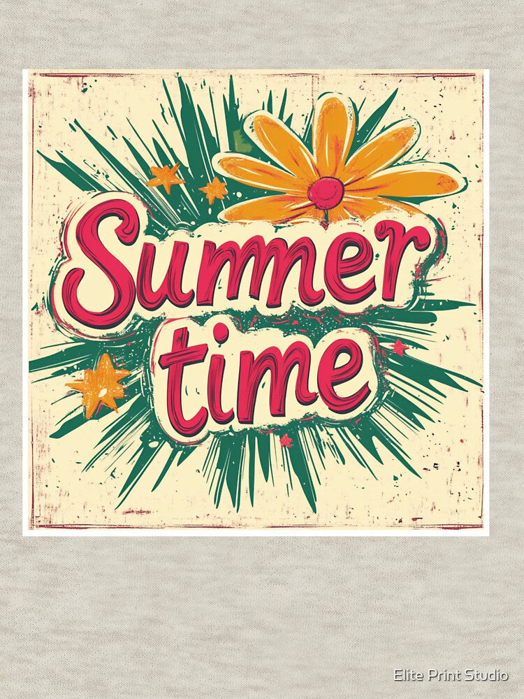 Vintage Summer Time design by Elite Print Studio T-Shirts, Hoodie, Sweatshirt | BlankRebels.com (Image 3)