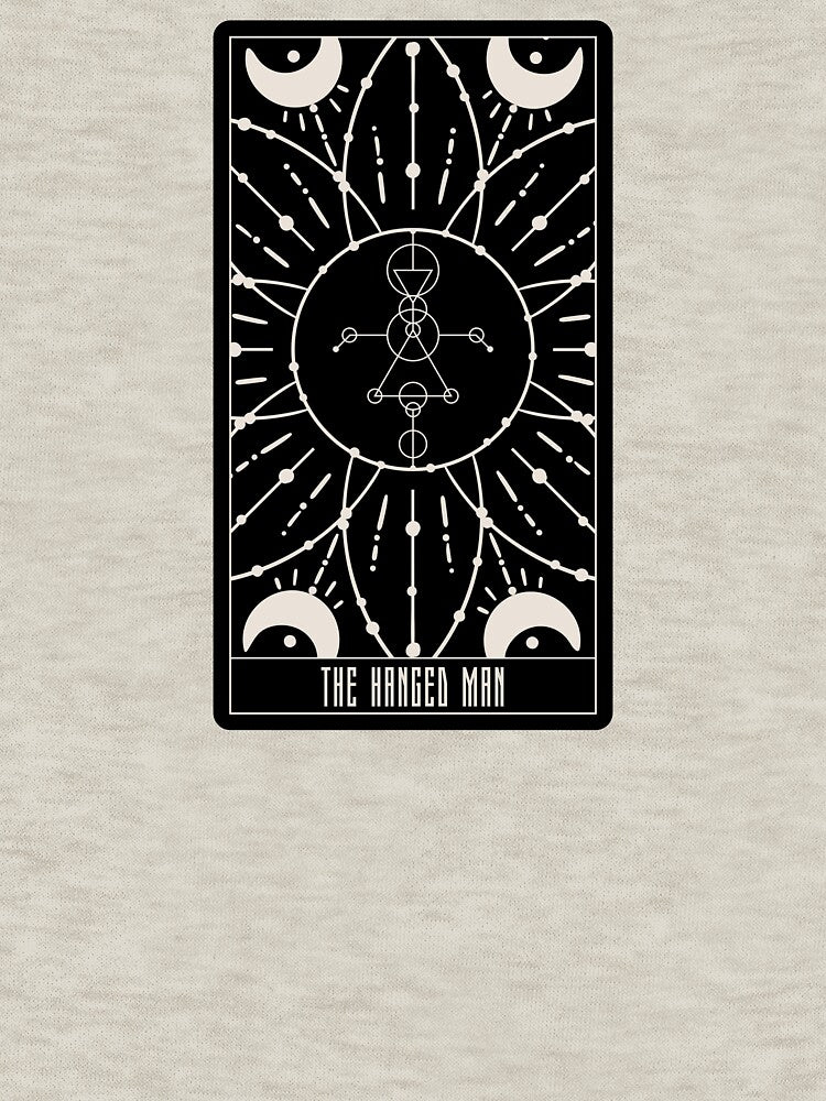The Hanged Man Tarot Card – Geometric Eye Mandala Design | Esoteric Symmetry & Spiritual Reflection by... (Image 3)