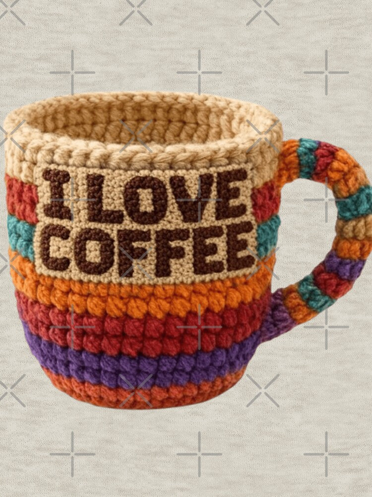 I LOVE COFFEE CROCHET by Crochet World T-Shirts, Hoodie, Sweatshirt | BlankRebels.com (Image 3)