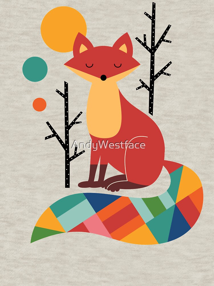 Rainbow Fox by AndyWestface T-Shirts, Hoodie, Sweatshirt | BlankRebels.com (Image 3)