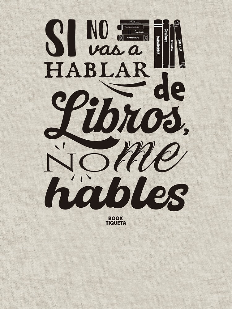 If you don't talk about books by Booktiqueta