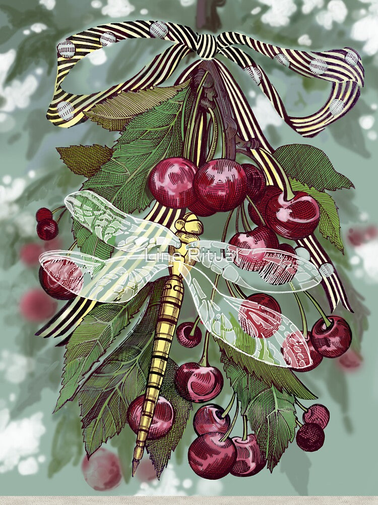 Liberty and Cherries by Line Ritual T-Shirts, Hoodie, Sweatshirt | BlankRebels.com (Image 3)