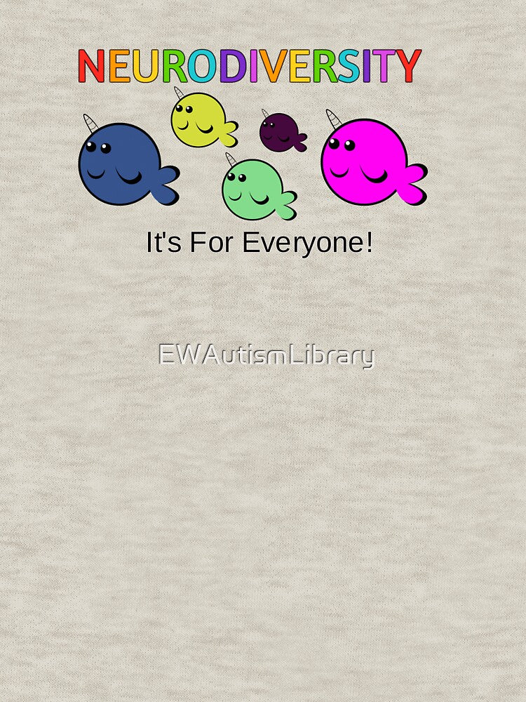 Neurodiversity it's for everyone! by EWAutismLibrary T-Shirts, Hoodie, Sweatshirt | BlankRebels.com (Image 3)