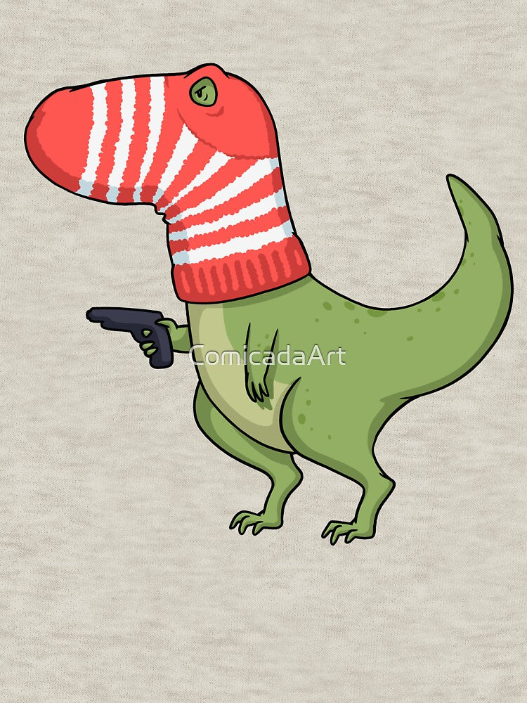 Dangerous Dinosaur Funny Dinosaur Design by ComicadaArt T-Shirts, Hoodie, Sweatshirt | BlankRebels.com (Image 3)