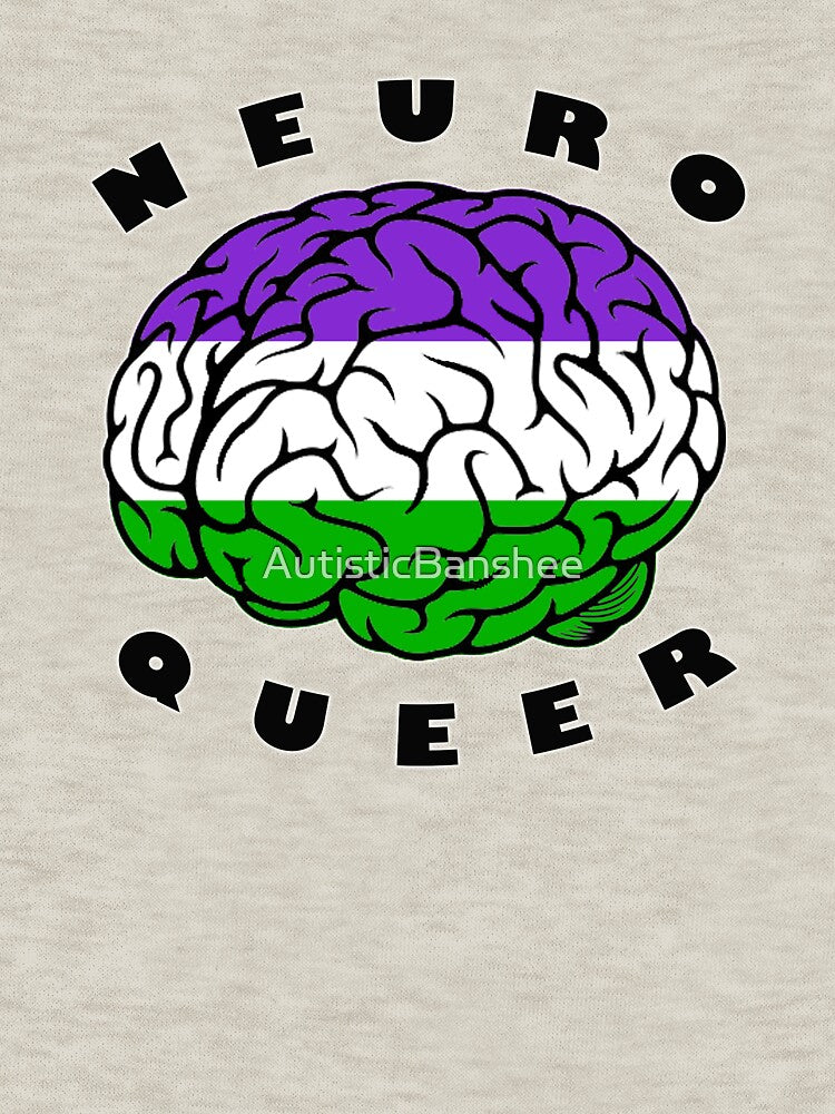 Neuroqueer Brain - Genderqueer by AutisticBanshee T-Shirts, Hoodie, Sweatshirt | BlankRebels.com (Image 3)