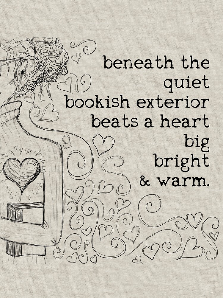 a heart big, bright, & warm by girllovesbooks T-Shirts, Hoodie, Sweatshirt | BlankRebels.com (Image 3)