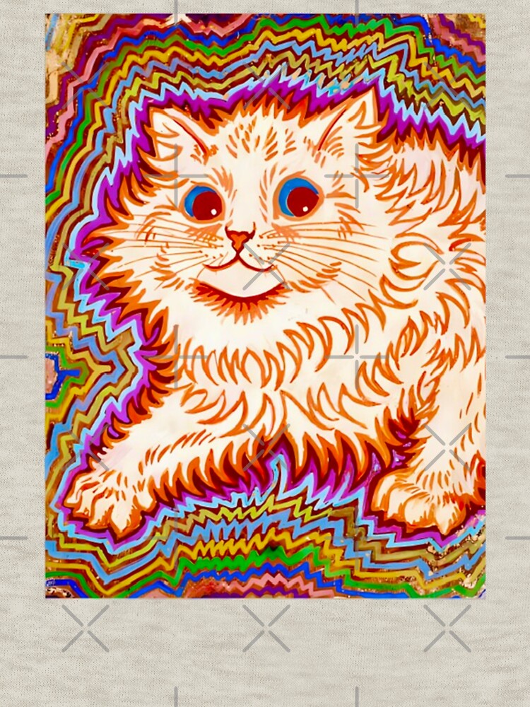 Kaleidoscope Cats III by Louis Wain by WonderweissStudio T-Shirts, Hoodie, Sweatshirt | BlankRebels.com (Image 3)