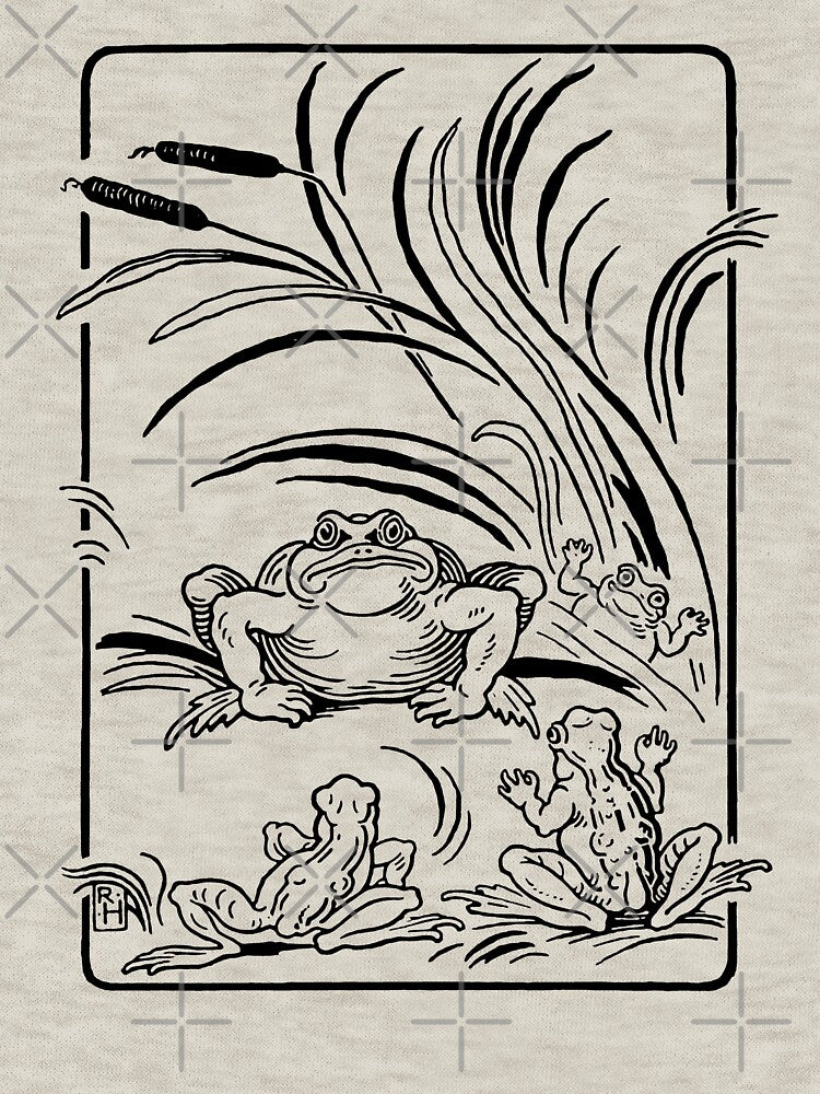 Funny Angry Frog: Cute Cottagecore Vintage, Light Academia Froggy, Farmcore Artistry by MinistryOfFrogs... (Image 3)