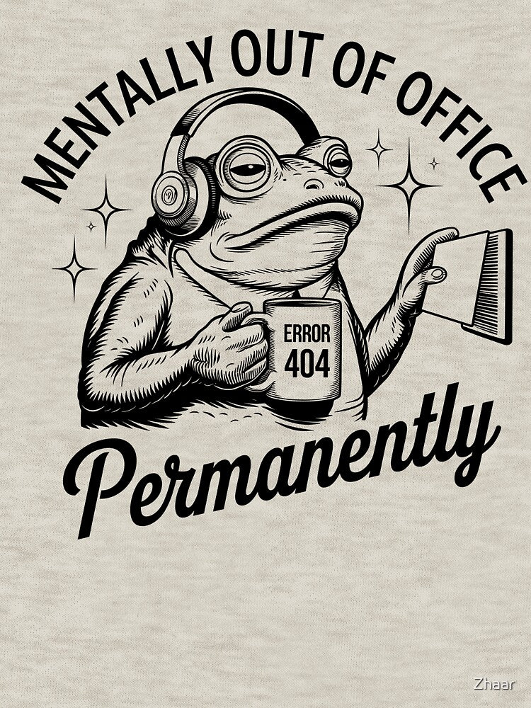 Mentally Out Of Office Permanently Frog Programmer by Zhaar T-Shirts, Hoodie, Sweatshirt | BlankRebels.com (Image 3)