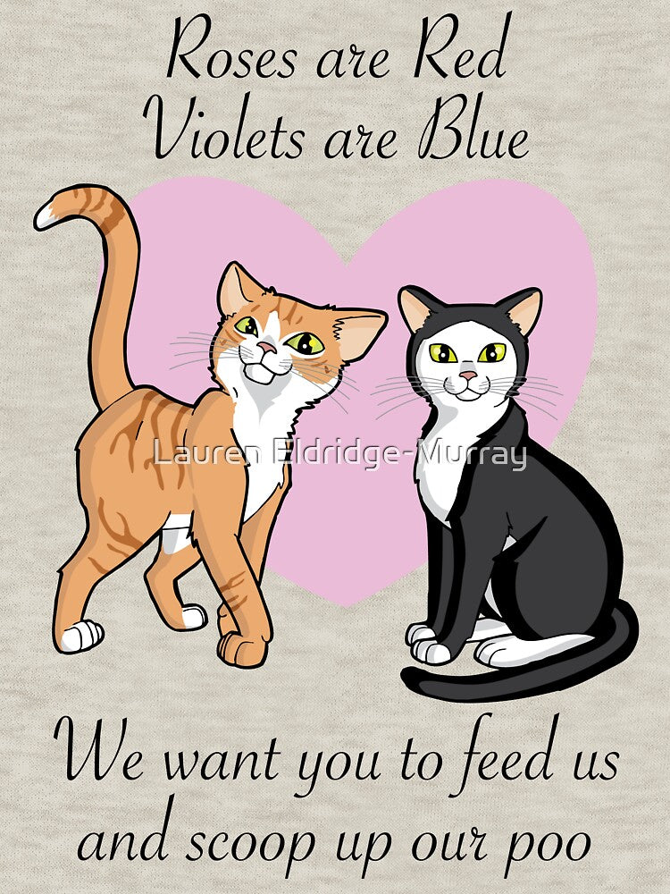 Cat Valentines Poem by Lauren Eldridge-Murray T-Shirts, Hoodie, Sweatshirt | BlankRebels.com (Image 3)