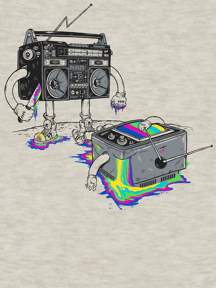 Revenge of the Radio star by Madkobra T-Shirts, Hoodie, Sweatshirt | BlankRebels.com (Image 3)