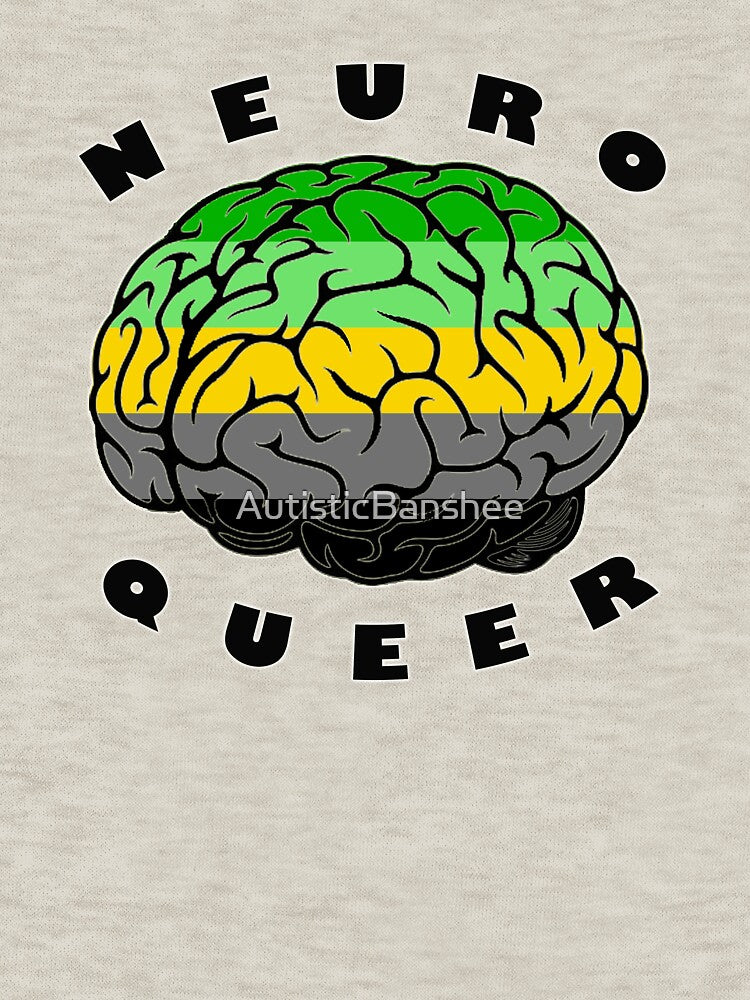 Neuroqueer Brain - Aro Colors by AutisticBanshee T-Shirts, Hoodie, Sweatshirt | BlankRebels.com (Image 3)