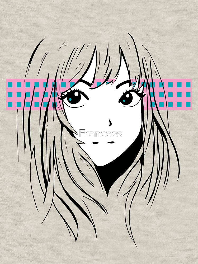 Anime girl vaporwave by Fran Fryberg T-Shirts, Hoodie, Sweatshirt | BlankRebels.com (Image 3)