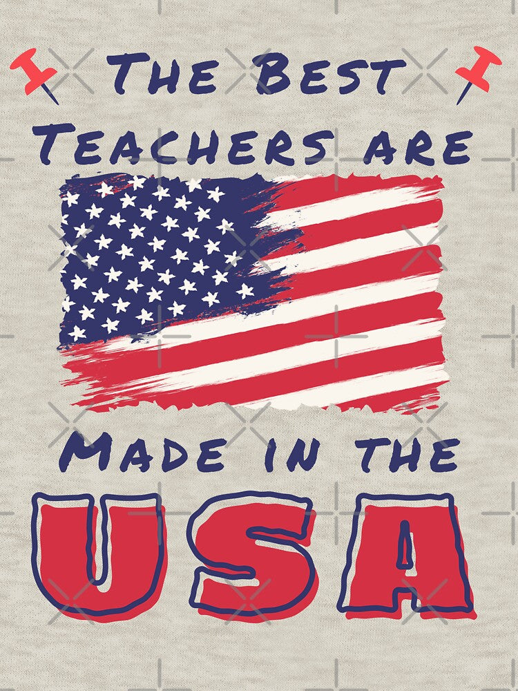 Best Teachers Are Made In The USA by Mariana Piana T-Shirts, Hoodie, Sweatshirt | BlankRebels.com (Image 3)
