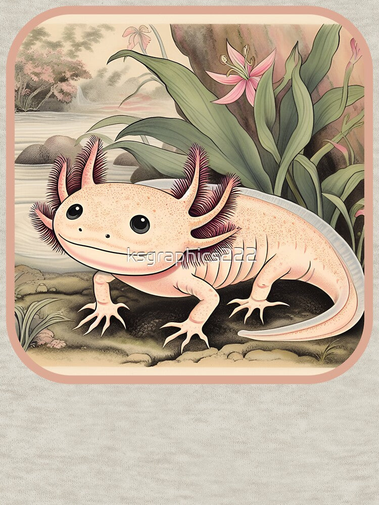 Axolotl Art #37 | Axolotl Lovers by ksgraphics222 T-Shirts, Hoodie, Sweatshirt | BlankRebels.com (Image 3)