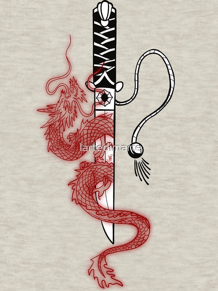 Japanese Red Dragon @Marte by lartedimarte T-Shirts, Hoodie, Sweatshirt | BlankRebels.com (Image 3)