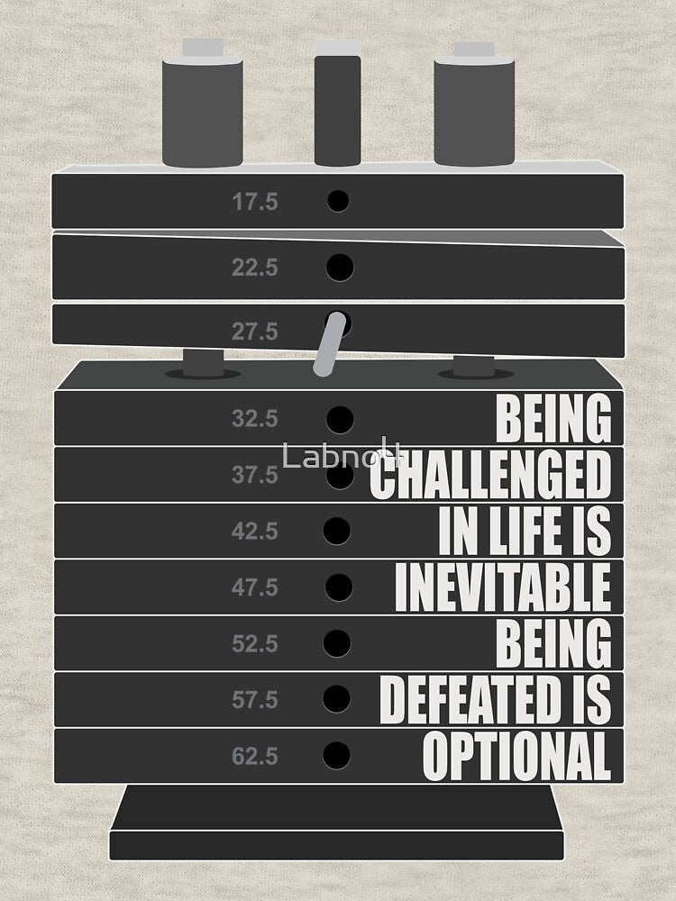 Being Challenged In Life Is Inevitable Being Defeated Is Optional. – Gym Motivational Quotes by Labno4... (Image 3)