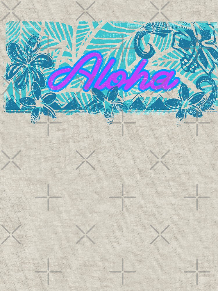 Vintage Distressed Inked Aloha Banner T-Shirts, Hoodie, Sweatshirt