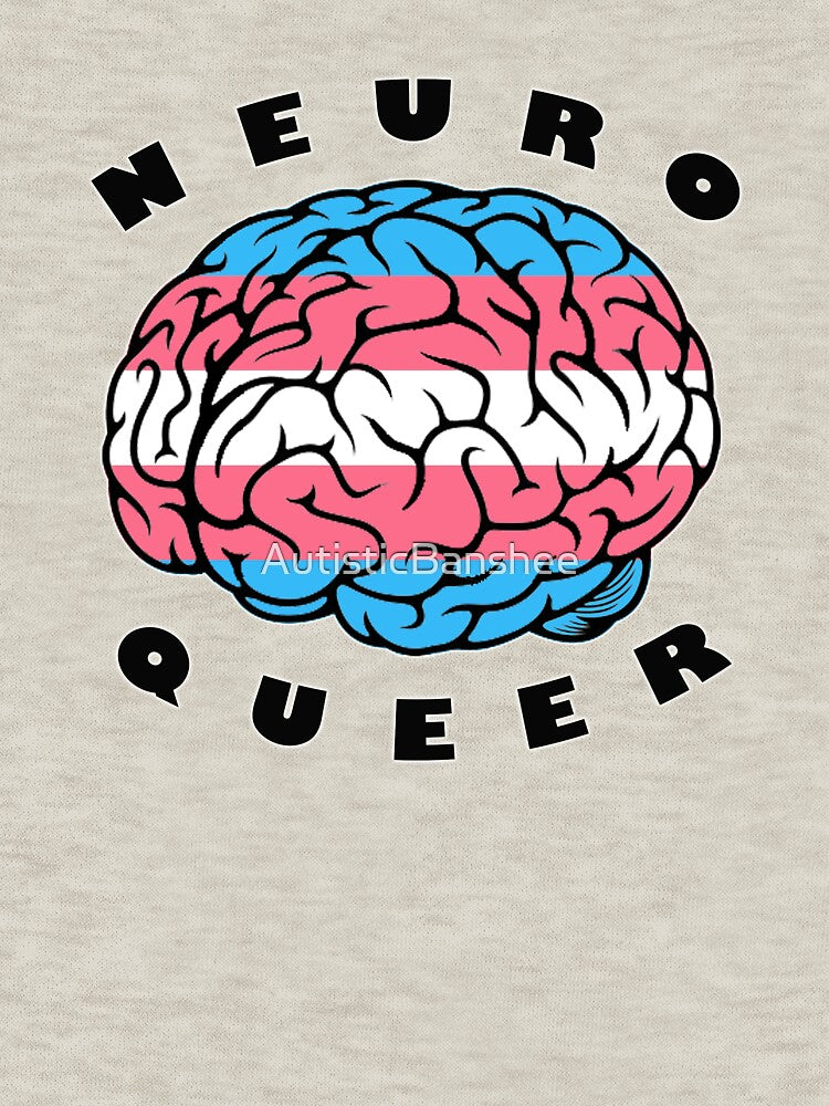 Neuroqueer Brain - Trans Colors by AutisticBanshee T-Shirts, Hoodie, Sweatshirt | BlankRebels.com (Image 3)