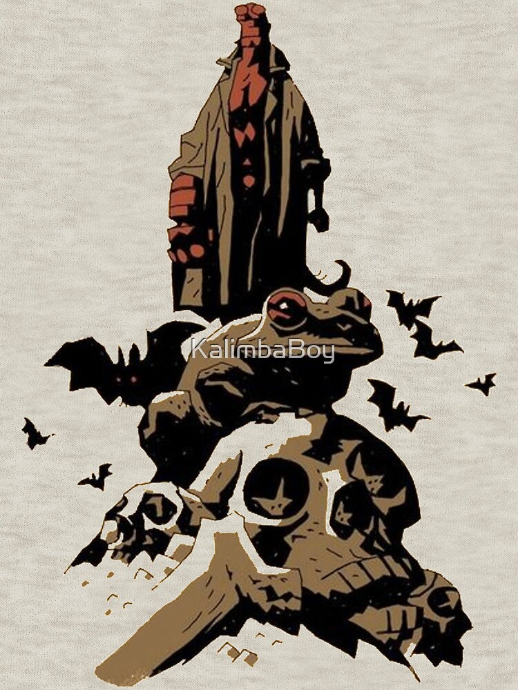 hellboy portrait by KalimbaBoy T-Shirts, Hoodie, Sweatshirt | BlankRebels.com (Image 3)
