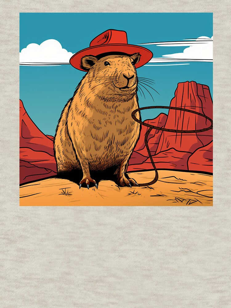 Cowboy Capybara by isabellatried T-Shirts, Hoodie, Sweatshirt | BlankRebels.com (Image 3)