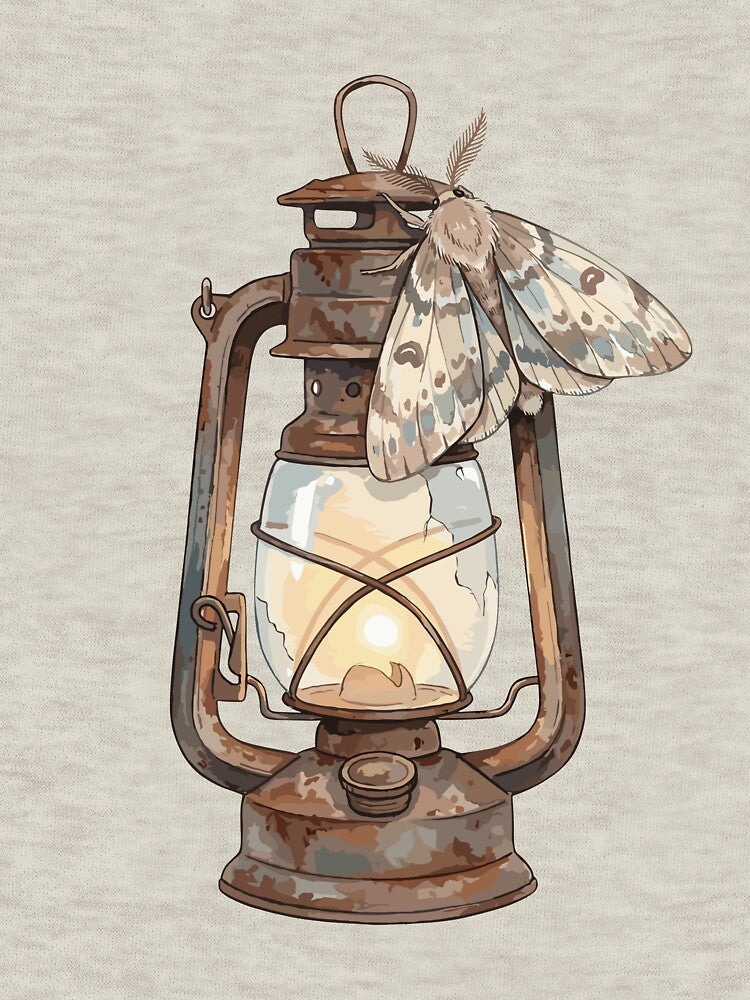 Rustic Cottagecore: Moth and the Lantern by bapupa T-Shirts, Hoodie, Sweatshirt | BlankRebels.com (Image 3)
