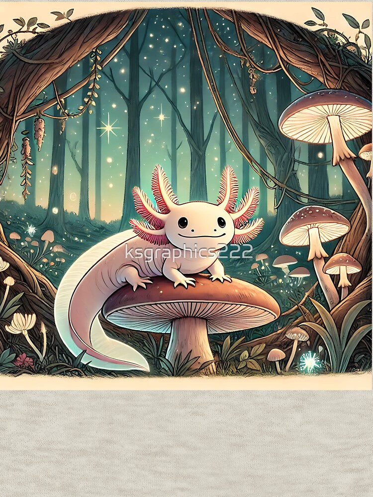 Axolotl Art #159 | Axolotl Lovers by ksgraphics222 T-Shirts, Hoodie, Sweatshirt | BlankRebels.com (Image 3)