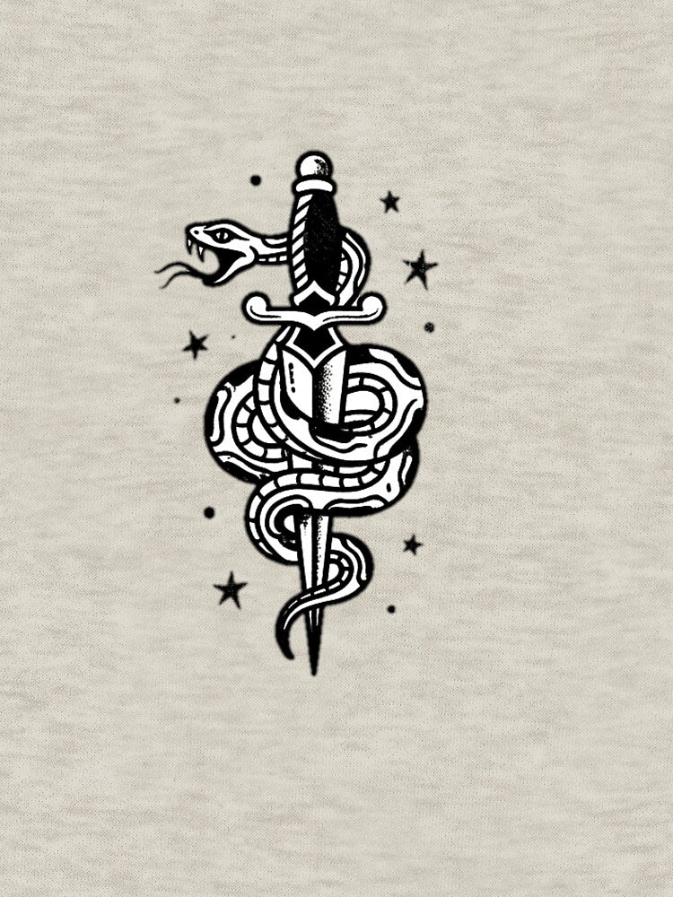 Blackwork Serpent Dagger by PurePuff Essentials