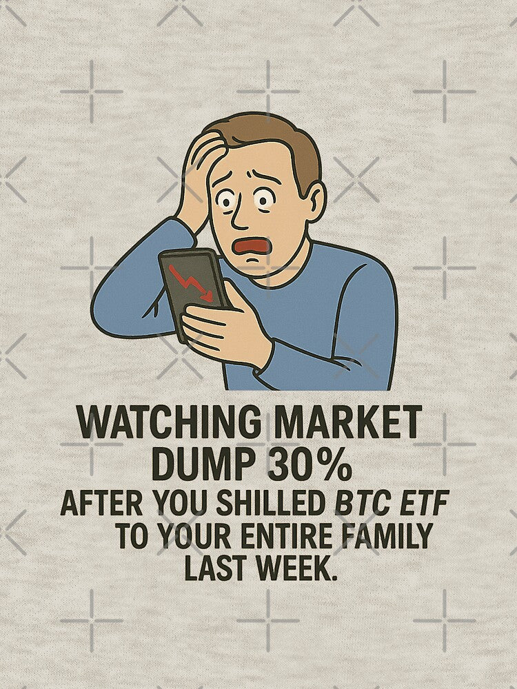Watching Market Dump 30% – Crypto Crash Meme by Bratak T-Shirts, Hoodie, Sweatshirt | BlankRebels.com (Image 3)
