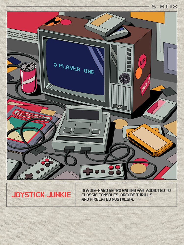 Joystick Junkie Gaming by JameZible T-Shirts, Hoodie, Sweatshirt | BlankRebels.com (Image 3)