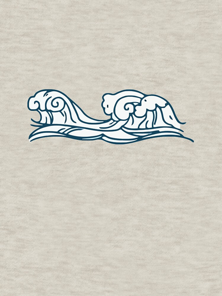ocean waves by zaher97 T-Shirts, Hoodie, Sweatshirt | BlankRebels.com (Image 3)