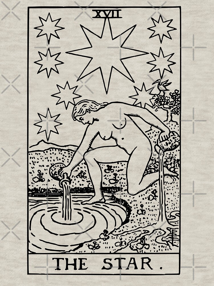 Tarot Card - Star by isstgeschichte T-Shirts, Hoodie, Sweatshirt | BlankRebels.com (Image 3)