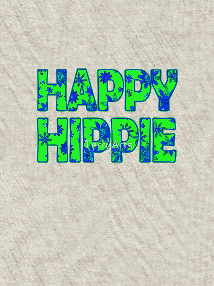 Happy Hippie Words Flower Power Free Spirit Hippie Vibes 3 of 4 by Beachy T-Shirts, Hoodie, Sweatshirt (Image 3)