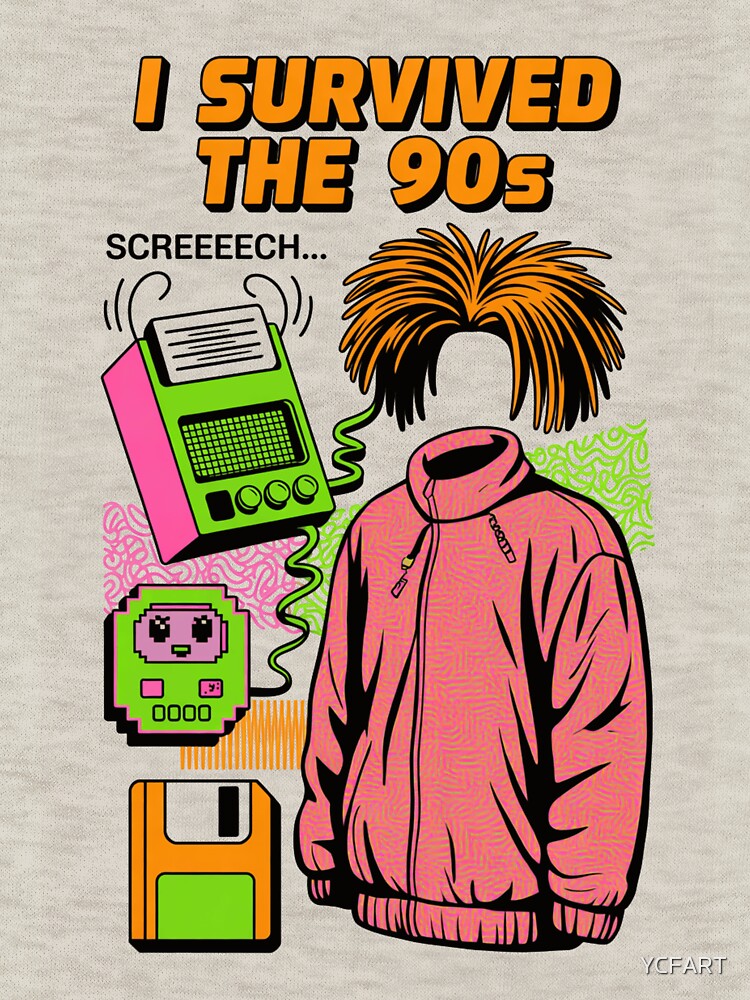 I Survived the 90s by YCFART T-Shirts, Hoodie, Sweatshirt | BlankRebels.com (Image 3)