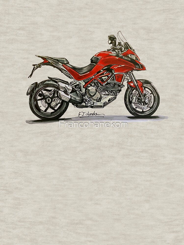 Ducati Multistrada Adventure Bike by Francohanekom T-Shirts, Hoodie, Sweatshirt | BlankRebels.com (Image 3)