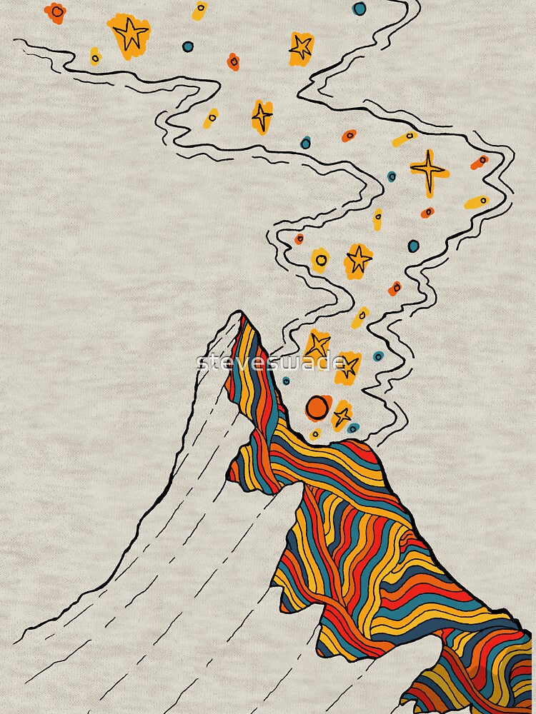 Starry rainbow peak by Swadeillustrations T-Shirts, Hoodie, Sweatshirt | BlankRebels.com (Image 3)